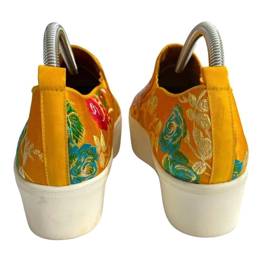 Golo Vivian Platform Silk Floral Shoes  Size 10 - Picture 4 of 12